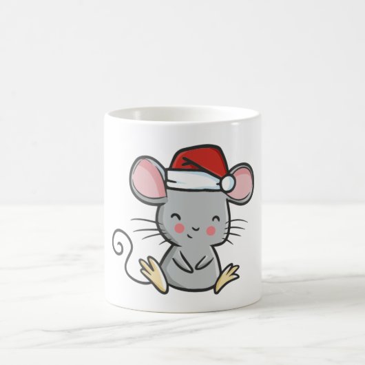Weihnachtsmaus Kaffeetasse (Mittel)