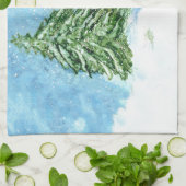 Weihnachtsmaus Küchentuch (Gefaltet)