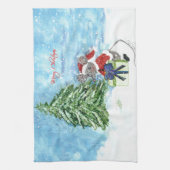 Weihnachtsmaus Küchentuch (Vertikal)