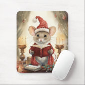 Weihnachtsmaus lesend mousepad (Mit Mouse)