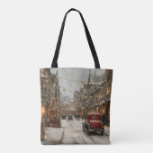 Weihnachtsmaus lesend tasche (Rückseite)