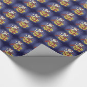 Weihnachtsmaus mit geschenkpapier (Ecke)