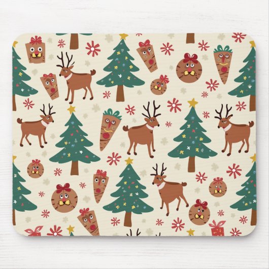 Weihnachtsmaus Mousepad (Vorne)