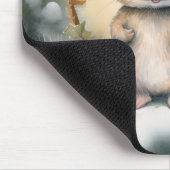 Weihnachtsmaus Mousepad (Ecke)