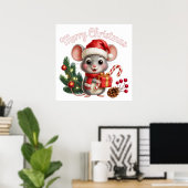 Weihnachtsmaus Poster (Heimbüro)