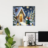 Weihnachtsmaus Poster (Heimbüro)