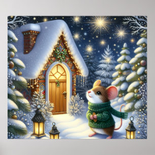 Weihnachtsmaus Poster
