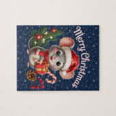 Weihnachtsmaus-Puzzle Puzzle (Horizontal)