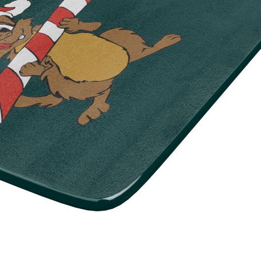 Weihnachtsmaus Schneidebrett (Ecke)