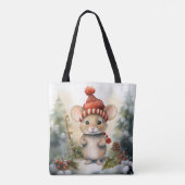 Weihnachtsmaus Tasche (Rückseite)
