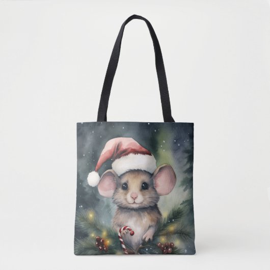 Weihnachtsmaus Tasche (Vorderseite)