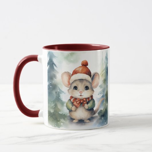 Weihnachtsmaus Tasse (Links)