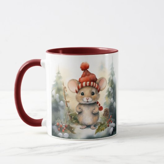 Weihnachtsmaus Tasse (Links)