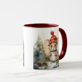 Weihnachtsmaus Tasse (VorderseiteRechts)