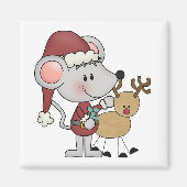 Weihnachtsmaus und magnet (Vorne)