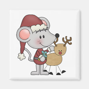 Weihnachtsmaus und magnet