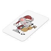Weihnachtsmaus und magnet (Linke Seite)
