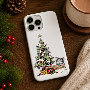 Weihnachtsmaus unter dem Baum iPhone 16 Pro Hülle