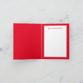 Weihnachtsmaus verleiht Stimmung Feiertagskarte (Innenseite)