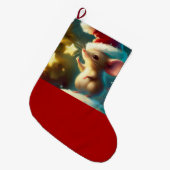 Weihnachtsmäuse 1 großer weihnachtsstrumpf (Vorderansicht (hängend))