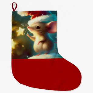Weihnachtsmäuse 1 großer weihnachtsstrumpf