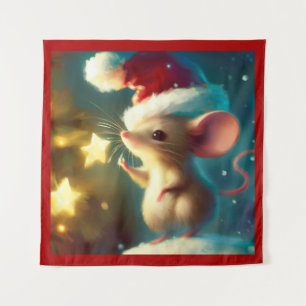 Weihnachtsmäuse 1 wandteppich