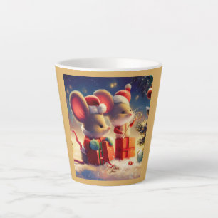 Weihnachtsmäuse 3 milchtasse