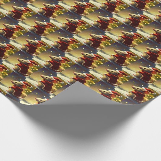Weihnachtsmäuse 4 geschenkpapier (Ecke)