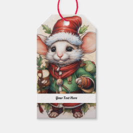 Weihnachtsmäuse 50 Ihr Text hier Geschenkanhänger