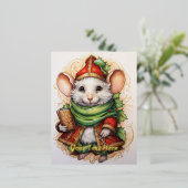 Weihnachtsmäuse 5 folien feiertagspostkarte (Stehend vorne)