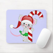 Weihnachtsmäuse Candy Cane Mousepad (Mit Mouse)