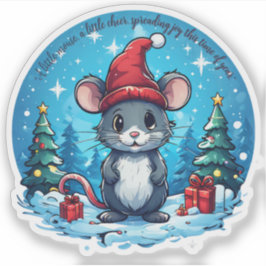 Weihnachtsmäuse Custom-Cut Vinyl Sticker