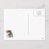 Weihnachtsmäuse-Dekorationsbaum Feiertagspostkarte (Rückseite)