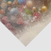 Weihnachtsmäuse-Dekoupage im Wasserfarben Seidenpapier (Ausschnitt)