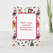 Weihnachtsmäuse Feiertagskarte (Vorderseite)