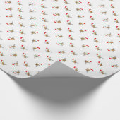 Weihnachtsmäuse Geschenkpapier (Ecke)