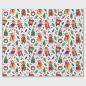 Weihnachtsmäuse Geschenkpapier (Flach)