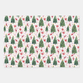 Weihnachtsmäuse Geschenkpapier Set (Vorderseite 2)