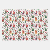 Weihnachtsmäuse Geschenkpapier Set (Vorderseite)