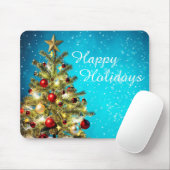 Weihnachtsmäuse/Happy Holidays Tree Mousepad (Mit Mouse)
