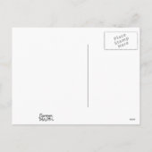 Weihnachtsmäuse Ice Skaten Süße Tier Postkarte (Rückseite)