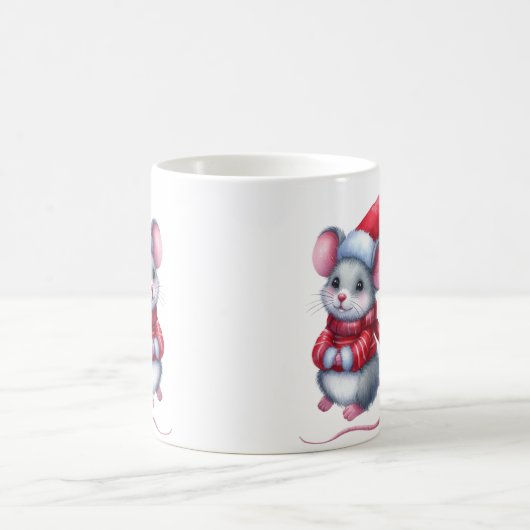 Weihnachtsmäuse Kaffeetasse (Mittel)