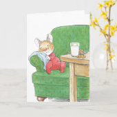 Weihnachtsmäuse Karte (Gelbe Blume)