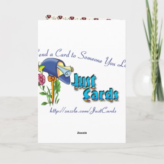 Weihnachtsmäuse-Karte Feiertagskarte (Rückseite)