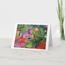 Weihnachtsmäuse-Karte