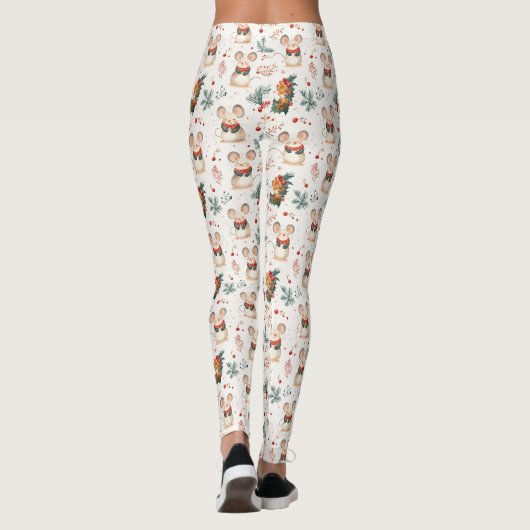 Weihnachtsmäuse Leggings (Rückseite)