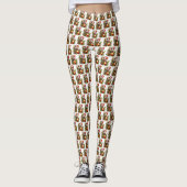 Weihnachtsmäuse-Leggings Leggings (Vorderseite)