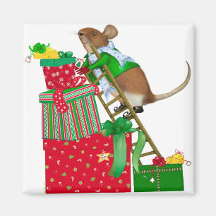 Weihnachtsmäuse Magnet