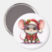 Weihnachtsmäuse Magnet (Vorderseite/Rückseite)