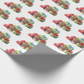 Weihnachtsmäuse mit Geschenken Geschenkpapier (Ecke)